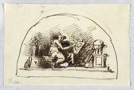 Lunette with Arts and Sciences
