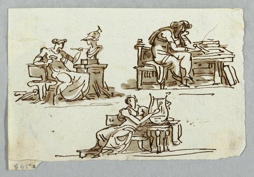 Allegories of Sculpture, Architecture and Music