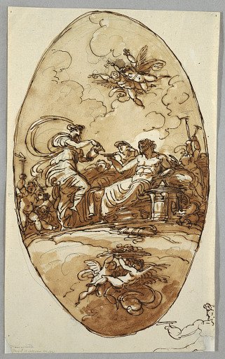 Hebe Offering a Drink to Zeus