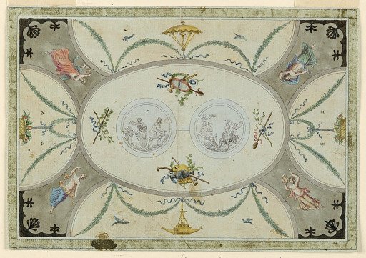 Painted ceiling