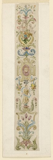 Painting Decoration of a Pilaster Strip