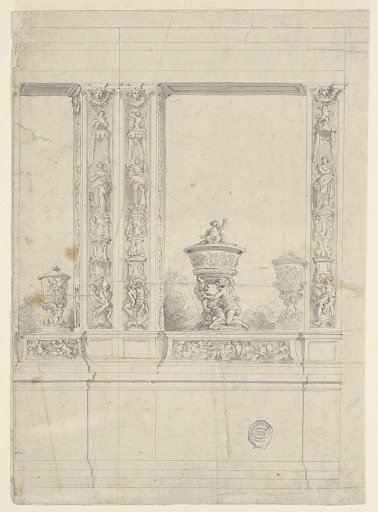 Painted decoration of a wall