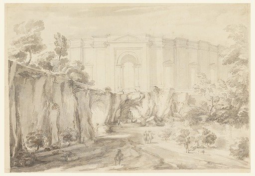 Design for a Hemicycle, Villa Albani, Rome, Italy