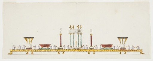 Design for a Surtout de Table (Centerpiece)