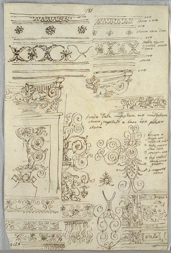 Eight Studies of Friezes and Candelabrum