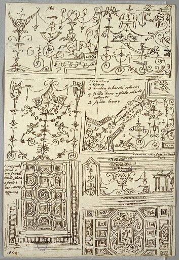 Decorative Studies; Verso: Anatomical Studies