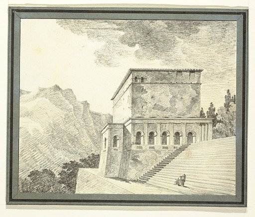 Imaginary Classical Temple in the Mountains