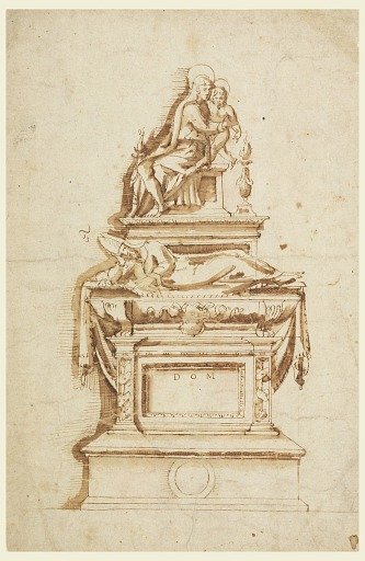 Design for a Sepulchral Monument for a Medici Cardinal