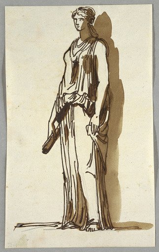 Antique Female Statue