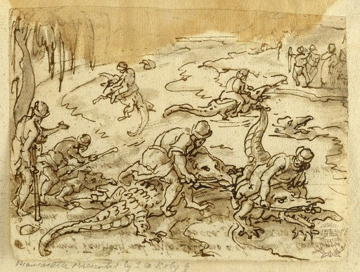 Crocodile Hunt in Egypt