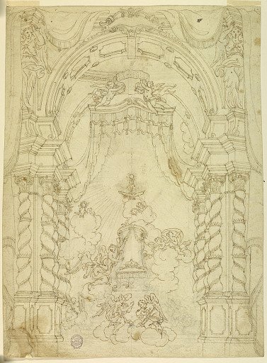 Project for the “Machine” for the Exposition of the Monstrance