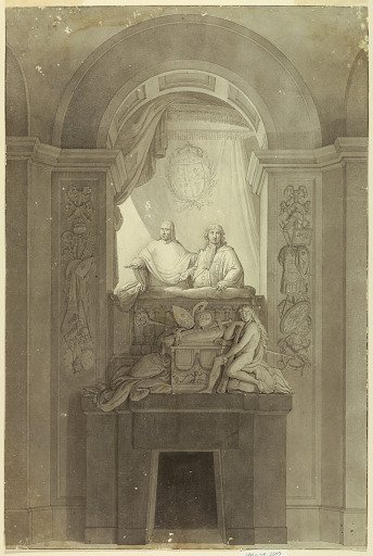 A Sepulchral Monument of Henry Cardinal York (1725-1807) and Charles Edward Stuart, the "Young Pretender" (1720-1788)