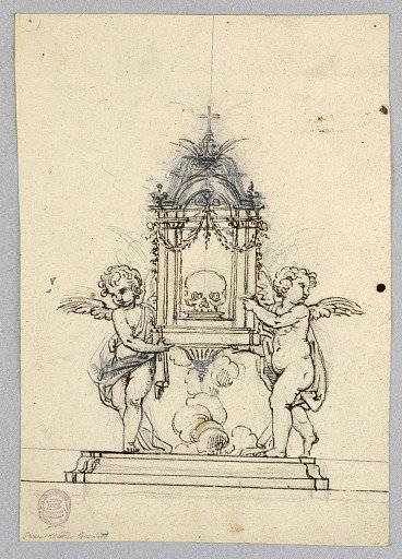 The Elevation of a Reliquary of a Skull