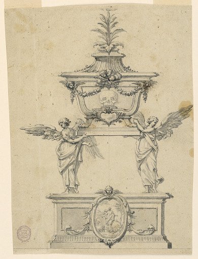 The Elevation of a Reliquary of a Skull