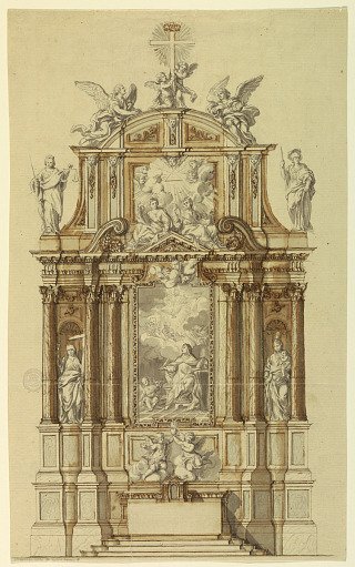 Project for an altar