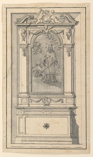Project for the elevation of an altar
