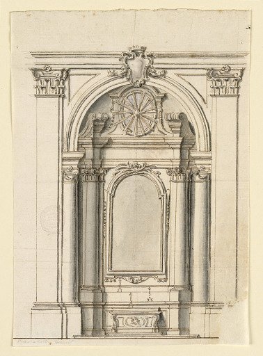 Project for an altar in a side chapel