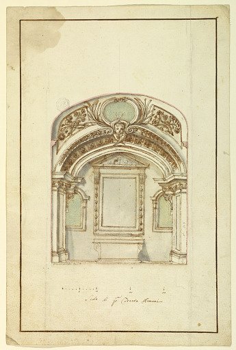 Project for the decoration of a chapel