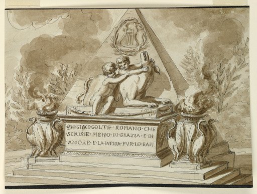 Sepulchral Monument for the Poet Colte, of Rome