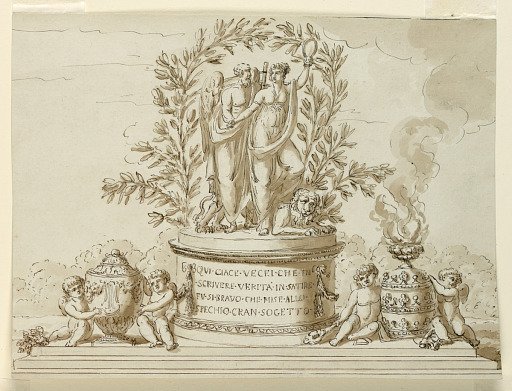 Sepulchral Monument for Writer Vecei