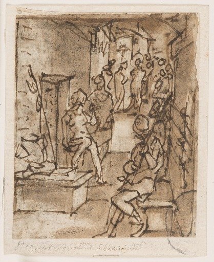 Saint John the Baptist in Prison, Visited by his Disciples