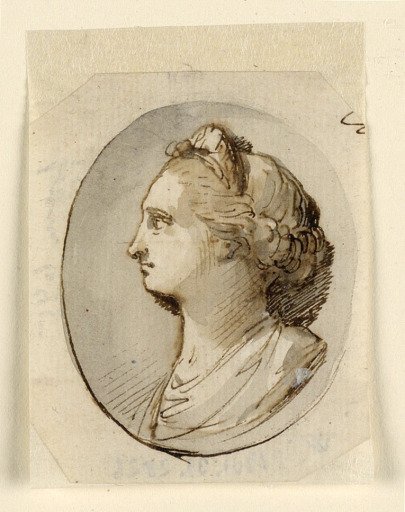 Bust Portrait of a Classical Woman
