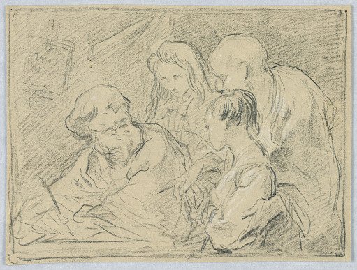 Sketch for a Painting of the Presentation of the Virgin