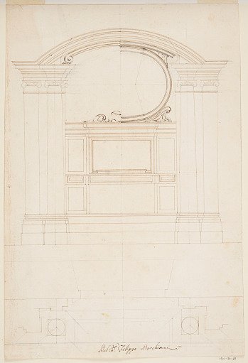 Unfinished Elevation of an Altar