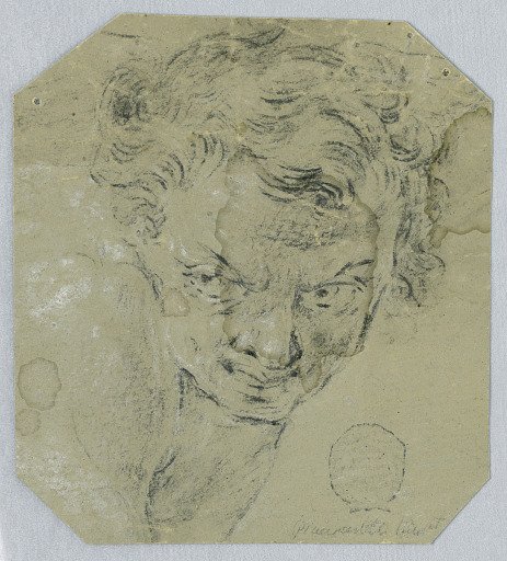 Study of a Man's Expressive Face
