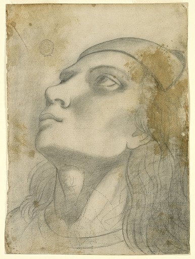 Study of a Head of a Young Man in Renaissance Attire