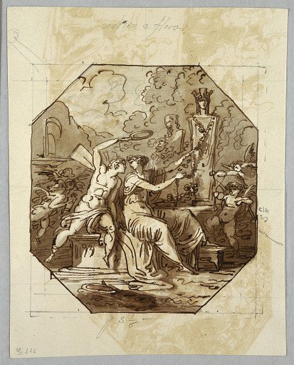 Zephyr and Flora Sacrifice to Ceres