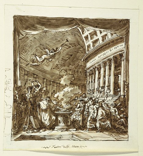 Stage Design: Curtain, The Workshop of Apollo