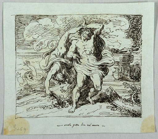 Hercules Hurls Lichas into the Sea
