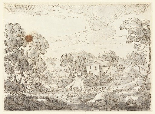 A Peasant’s Dwelling in Woody Country