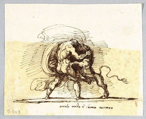 Hercules and Nemean Lion