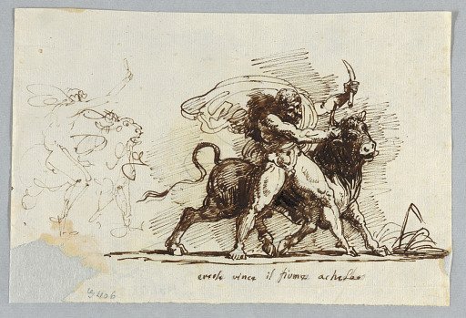Hercules renders Horn from Bull Achelous