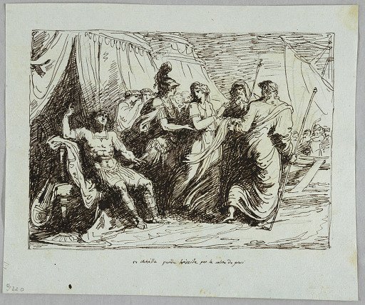 Achilles Yields Briseis