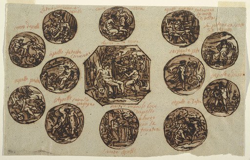 Thirteen Apollo Subjects for Ceiling