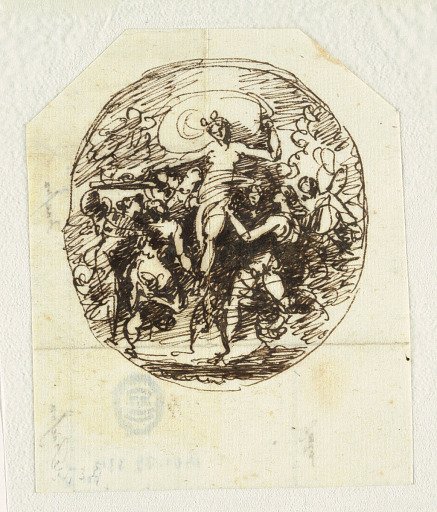 The Triumph of Venus designed for the bedroom of Palazzo Milzetti, Faenza