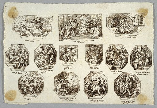 Romulus and Remus, Thirteen Paintings for the Sala delle Origini di Roma, Faenza
