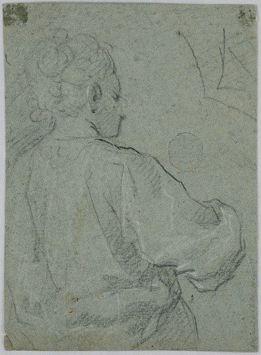 Sketch of a Woman seen from Behind