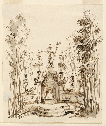 Fountain in a Park