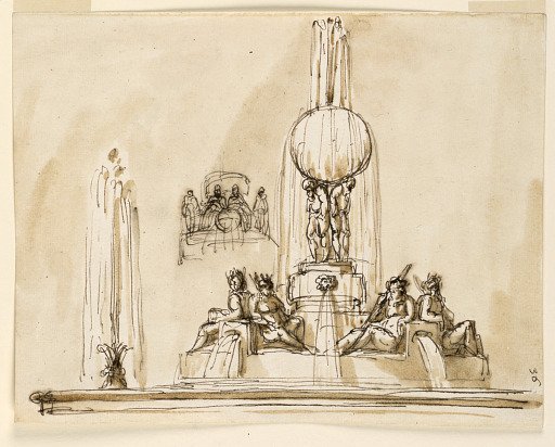 Elevation of a Fountain
