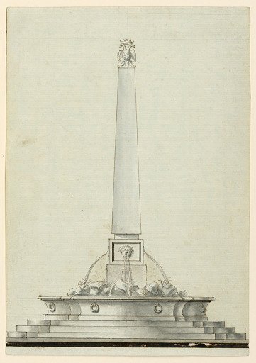 Elevation of a Fountain