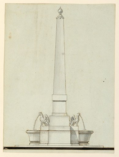 Elevation of a Fountain