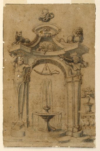 Design for a Garden Fountain