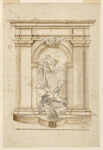 Elevation of a Fountain