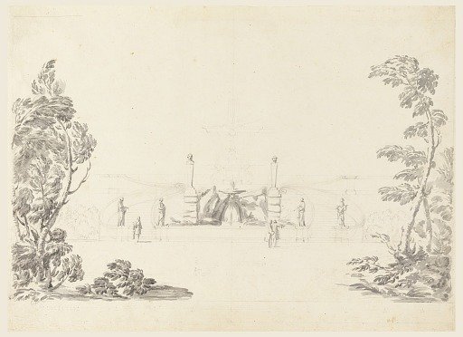 Sketch for a Fountain in Park