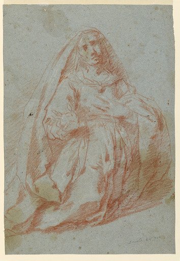 Study of a Mourning Woman