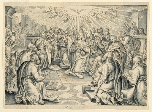 Scene from Acts of the Apostles, after Stradanus